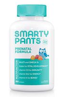 SmartyPants Prenatal Formula Daily Gummy Vitamins: Gluten Free, Multivitamin, Folate (Methylfolate), Omega 3 (Dha/Epa), Fish Oil, Methyl B12, Vitamin D3, 80 Count (20 Day Supply) - Packaging May Vary