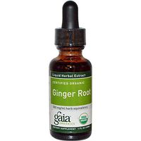 Gaia Herbs, Ginger Root Organic, 1 Fl Oz