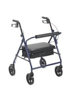 McKesson Heavy-Duty Bariatric Steel Rollator - Blue - 1 Each/Each - 21613801