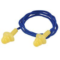 Uxcell a11051300ux0530 Nylon String Reducer Noise Silicone Quiet Reusable Earplugs Orange Blue