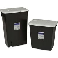 Covidien 8820 SharpSafety Pharmaceutical Waste Container, Gasketed Hinged Lid, 2 gal Capacity (Pack of 20)