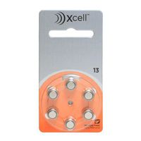 Rayovac Mercury Free Xcell Size 13 Hearing Aid Batteries (60 Pcs)
