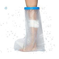 Leg Cast Cover - Waterproof Cast Bag Bandage Protector for Shower, Broken Foot, Ankle, Knee, Toe - Watertight Adult Plastic Protection Dry Bag - Half Leg Water Tight, Resistant, Submersible Seal