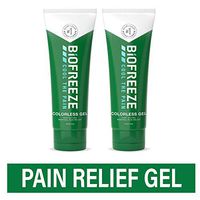 Biofreeze Pain Relief Gel, 4 oz. Tube, Colorless, Pack of 2  (Packaging May Vary)