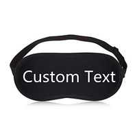 lttcbro Custom Funny Sleep Mask Personalized Sleeping Masks,Custom Gift for Her Him Custom Text