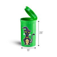 Cat Witch Halloween First Aid Case Pill Container ID 7384G