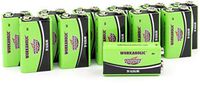 Interstate Batteries 9 Volt All-Purpose Alkaline Battery 12 Pack - Workaholic (DRY0196)