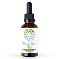 Rosehips B60 Alcohol-Free Herbal Extract Tincture, Super-Concentrated Organic Rosehips (Rosa spp.) Dried Fruit (2 fl oz)