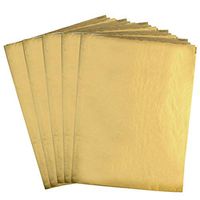 Yookat 50 Sheets Gift Wrapping Tissue Paper Metallic Gold Tissue Paper Gift Wrap Bulk Wrapping for Gift Bags DIY Crafts Christmas Birthday Party 27.5 Inch by 20 Inch