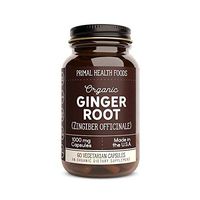 Primal Health Foods | Organic Ginger Root | 1,000 mg Vegetarian Capsules
