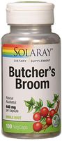 Solaray Butcher's Broom Capsules, 440 mg, 100 Count