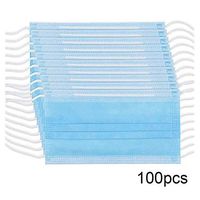 GAK 3 Layers Disposable for Protection with Earloop and Nose Clip Breathability Comfort-Great for Personal Health