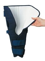 Rolyan Knee Immobilizer, Blue Tri-Panel Knee Brace, 20" Short, XX-Large
