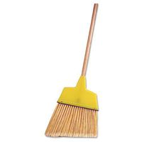 Large Angle Broom With 7 1/2" - 5 3/4" Flagged Plastic Fill