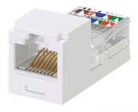 Panduit CJ88WHY Category-3 8-Wire Jack Module, White, 4-Pair