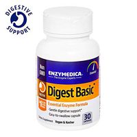 Enzymedica - Digest Basic, Essential Full Spectrum Digestive Enzymes, 30 Count