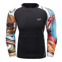 HeatGear Armour Compression Shirt,Londony 🍁 Men's Workout Compression Shirt Gym Fitness Baselayer Compression Top