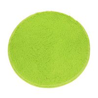 Kanzd Soft Bath Bedroom Floor Shower Round Mat Rug Non-Slip (Green)