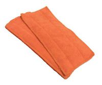 Set of 2 Reusable Microfiber Mop Pads- Compatible with Swiffer WetJet (Orange)