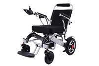 Best Rated Exclusive Deluxe Electric Wheelchair Motorized Fold Foldable Power Wheel Chair,Folding Carry Electric Wheelchair, Powerful Dual Motor (Black)