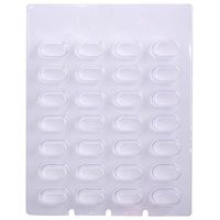 Ezy Dose Disposable Blister Cards for Pill, Medicine, Vitamin | Weekly, 4 Times a Day, AM PM | Use with Cold Seal System Planner | Case of 500