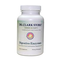 Dr. Clark Digestive Enzymes Supplement, 700mg, 100 Capsules