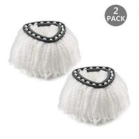 Mop Head Refill, Spin EasyWring Mop Replacement Head Microfiber(Pack of 2)