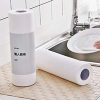 REFAHB Disposable Dish Towels and Dish Cloths Kitchen Paper Towels Dish Rags for Cleaning 50pcs/Roll Shop Towels