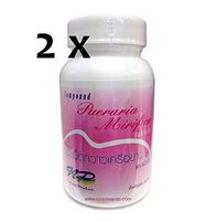 2X Compound Pueraria Mirifica Tablets Herbal NP Brand 60 Capsules