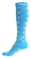 Compression Socks (1 pair) for Women & Men by A-Swift,Fruits,L-XL