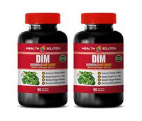 Estrogen Natural Pills for Women - DIM DIINDOLYLMETHANE - Natural Estrogen Blocker - dim Estrogen Metabolism Supplement - 2 Bottles 180 Capsules