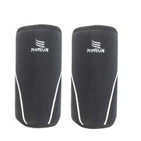 7mm Thick Knee Sleeves Compression & Support Brace [1 Pair] Performance Neoprene For Weight Lifting Injury Recovery Cross-Fit Powerlifting Squats For Men & Women 12 MONTH GUARANTEE [X-LARGE]