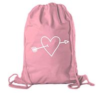 Valentine's Day Bags, Cotton Drawstring Cinch Backpacks, Valentines Day Gift Bags - Watermelon CA2725VAL S2