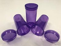Pop Top Containers, Translucent Purple 13 Dram (50 Pack, Purple Translucent)