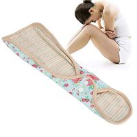 Sanitary Pad, Feminine Washable Cloth Menstrual Pad Fan-shaped Wing Reusable Sanitary Napkin Panty Liner Organic Reusable Cotton Pads to Effective Leak Proof (Green)