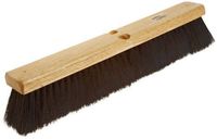 Weiler 42002 24" Block Size, Black Horsehair Fill, Fine Sweep Floor Brush,Natural