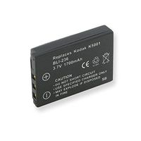 1700mA, 3.7V Replacement Li-Ion Battery for Kodak KLIC-5001 Digital Cameras - Empire Scientific #BLI-236