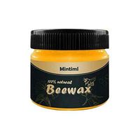 Mintiml Natural Wood Seasoning Beewax Wood Polish Beeswax Home Cleaning Furniture Care Wood Protection All-Purpose Beewax for Wood Cleaner and Polish Wipes