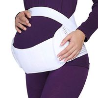 Neotech Care Maternity Pregnancy Support Belt/Brace - Back, Abdomen, Belly Band (White, L)