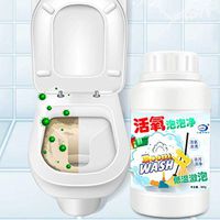 Weite Fast Foaming Toilet Bowl Cleaner Sewer Pipes Deodorant, Kitchen Bathroom Effective Decontamination Disinfectant for Washer Machine, Drainage Pipe, Sink, Floor Tile (White)