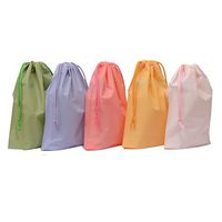 25ct Drawstring Treat Cello Bags for Kids Party Favors Goodies Gift Wrapping, Gym Sports Travel Garments Organizing Storage, Assorted Colors Plastic Bags Bottom Gusset (6'' x 9'')