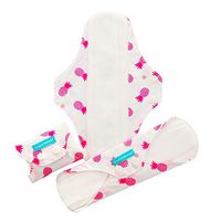 Charlie Banana 3 Feminine Pads Super+ Hot Pineapple