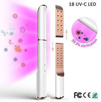 UV-C Light Multipurpose hand held Wand,Portable Ultraviolet mini Travel UV LED Lamp,for Household Office Travel Hotel Toilet Car Pet Area,18 pcs UV LED Lamp beads