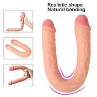 WYDBD Lifelike Relax Massager Double-Head Female Men's Elastic Massager Wand（16.1in）