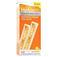Hydralyte Electrolyte Hydration Freezer Pops (Orange, 18)