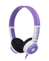 FSL Protec Kids Headphones with Adjustable Volume Limiting (Purple)