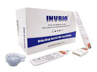 10 ct- INVBIO Urine THC Drug Test Marijuana Dip Single Panel Kit, Home THC Marijuana Test 50ng/ml Cut off Level, Cannabis Urine Test, High Sensitive and Accurate, 10 Free Urine Cups