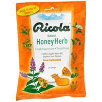 RICOLA COUGH DROP HONEY HERB Pack of 24 by DOT ***