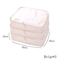 F&W WF Travel Storage Bag - Luggage Sorting Bag Clothing Storage Sorting Bag Underwear Storage Bag (Color : Pink)