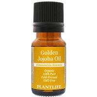 Golden Jojoba Oil 10 ml - 100% Pure Cold Pressed Base Oil for Aromatherapy